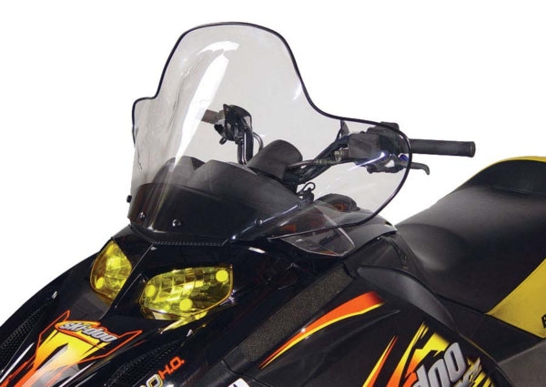 POWERMADD WINDSHIELD MID 14.5" TINT W/BK POL 13040