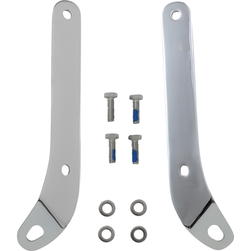 CIRO LLC TIE DOWN BRACKETS FOR ROAD GLIDE MODELS, CHROME 66100