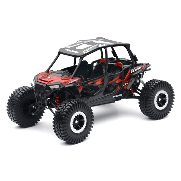NEW RAY TOYS SCALE MODEL 1:18 POL RZR XP4 TURBO BK/RD 57976B