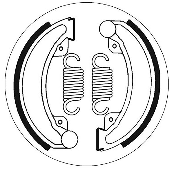SBS BRAKE SHOES WITH SPRINGS HONDA 5192030100