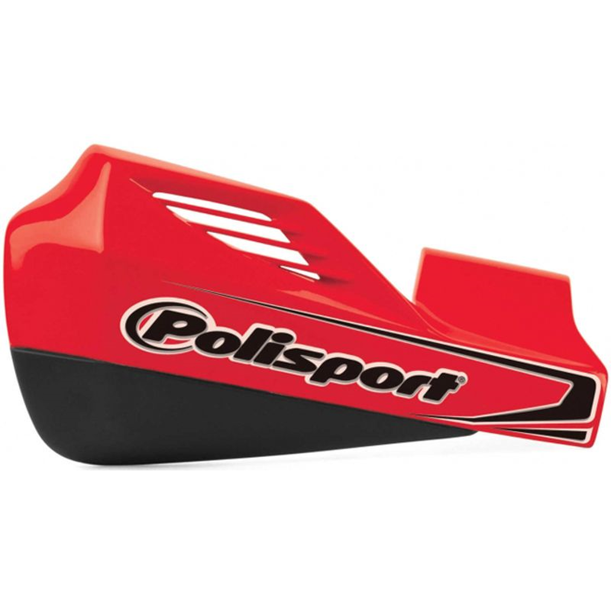 POLISPORT MX ROCKS PLASTIC HANDGUARD RED 8306400025
