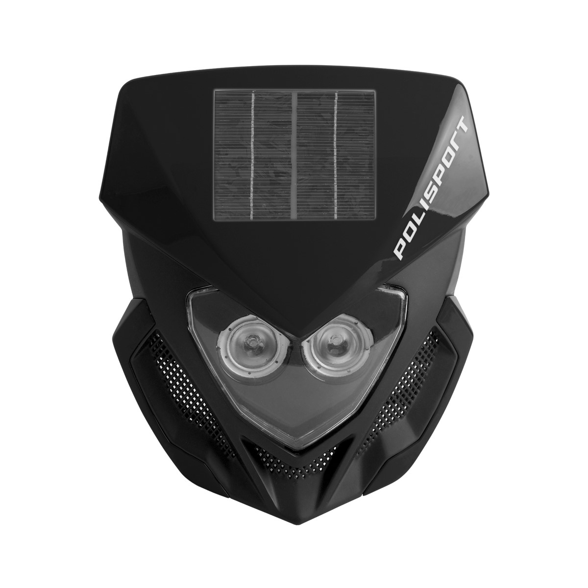 POLISPORT LOOKOS EVO SOLAR HEADLIGHT BLACK 8668900002