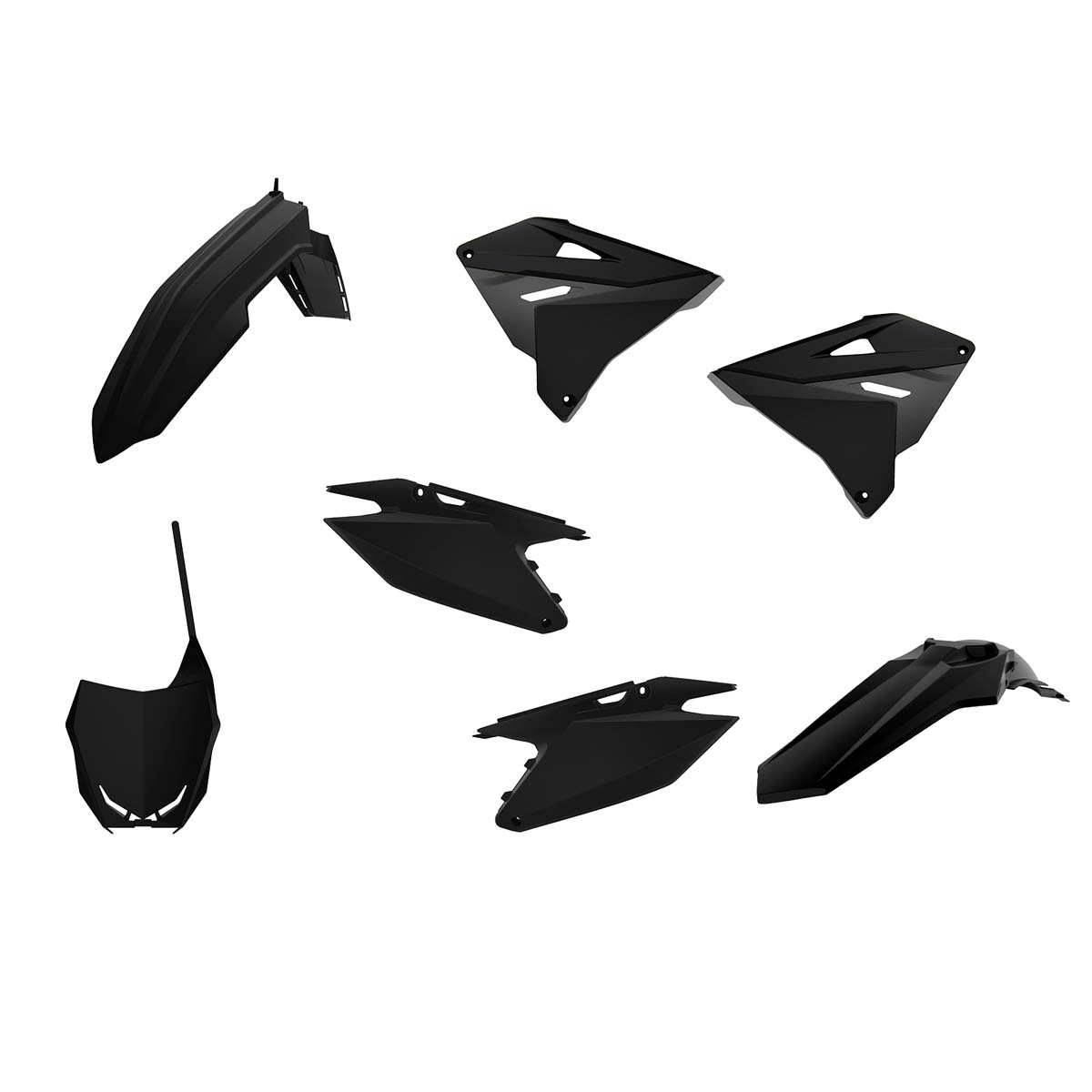 POLISPORT RESTYLING KIT RM 125/250 (01-08) BLACK 90865