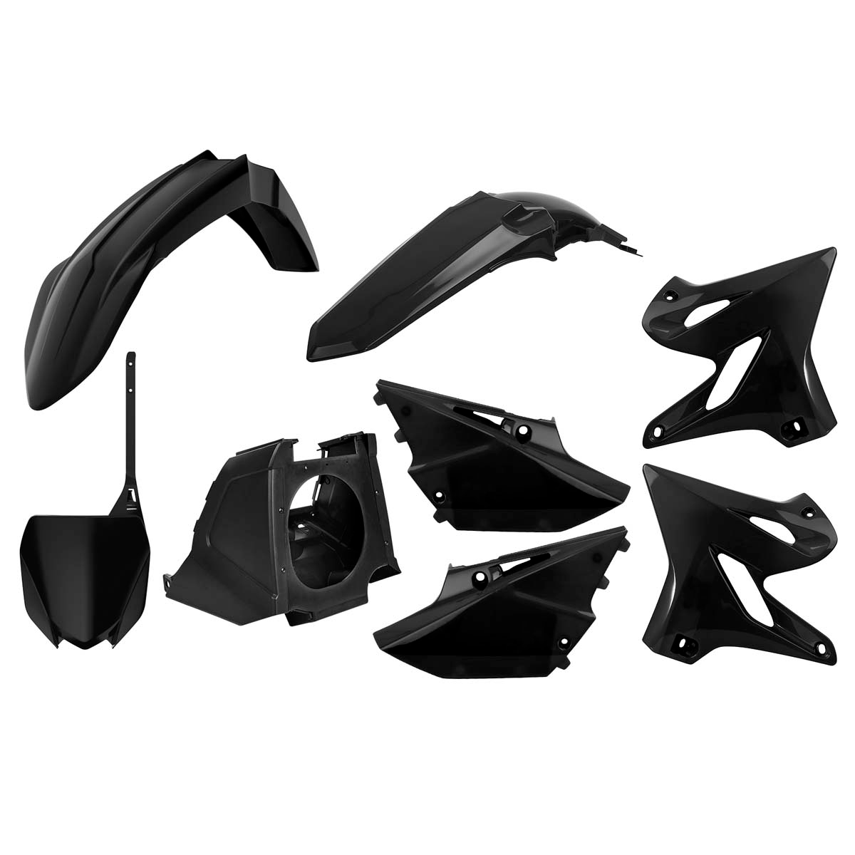 POLISPORT RESTYLING KIT YZ125/250 (02-21) BLACK 90901