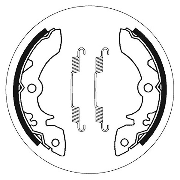 SBS BRAKE SHOES WITH SPRINGS SUZUKI 5192051100