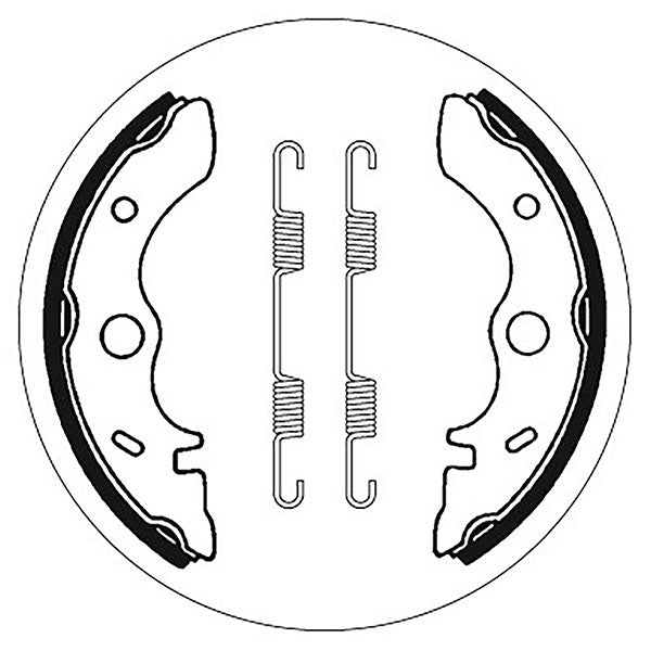 SBS BRAKE SHOES WITH SPRINGS KAWASAKI 5192054100