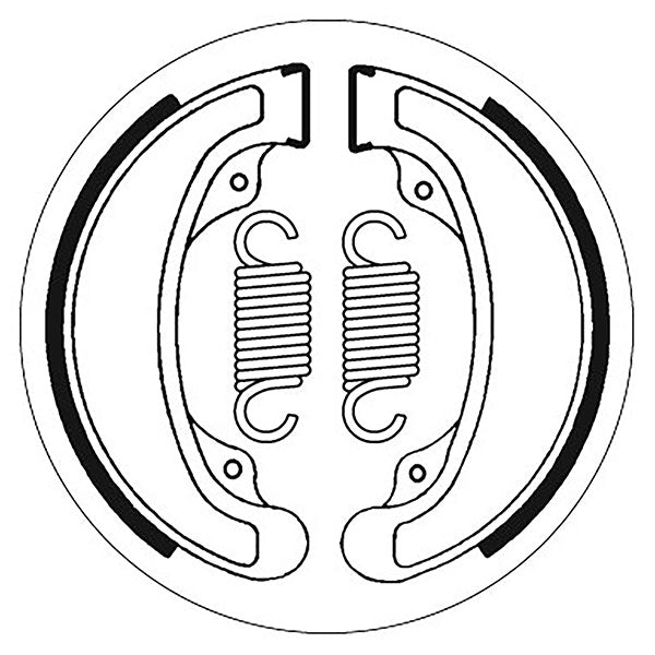 SBS BRAKE SHOES WITH SPRINGS HONDA 5192058100