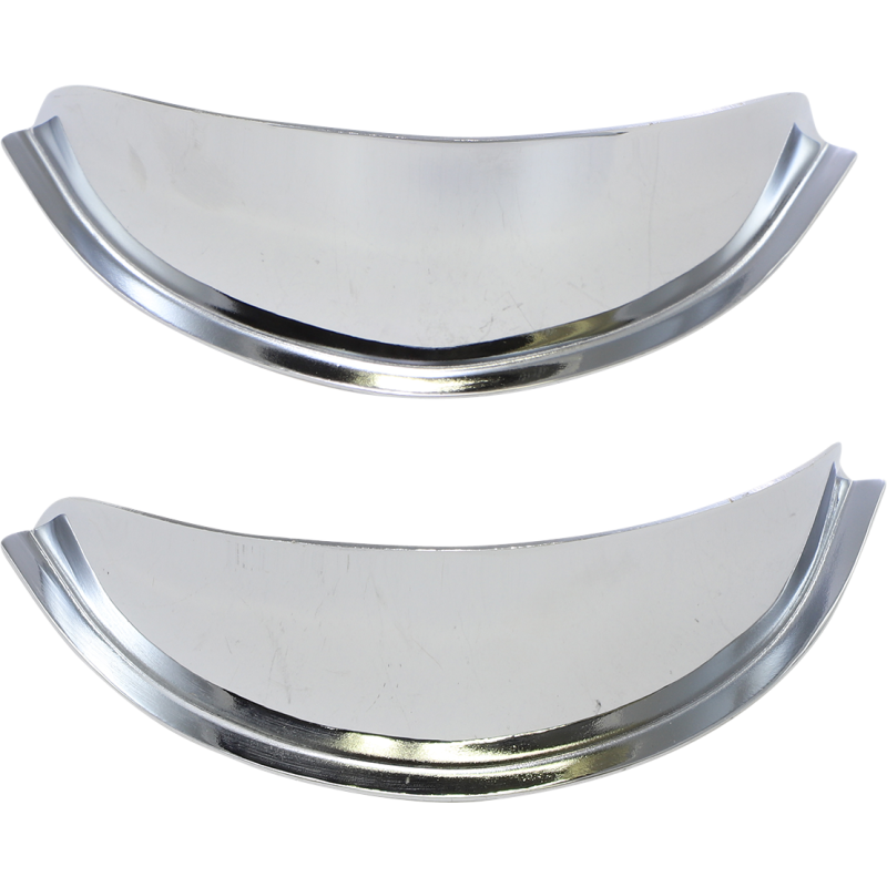 SHOW CHROME 4 1/2" CHROME LIGHT VISOR PR 1-229