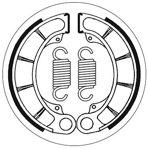SBS BRAKE SHOES WITH SPRINGS HONDA 5192059100
