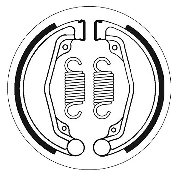 SBS BRAKE SHOES WITH SPRINGS HONDA 5192068100
