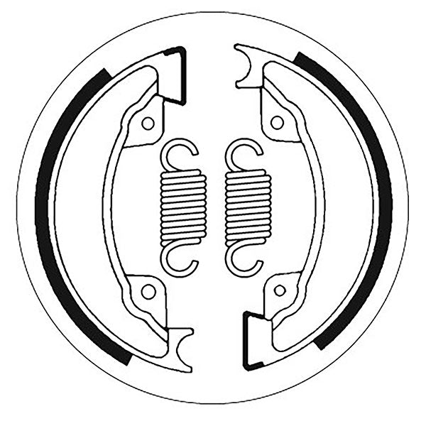 SBS BRAKE SHOES WITH SPRINGS HONDA 5192077100