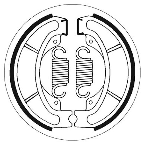 SBS BRAKE SHOES WITH SPRINGS HONDA 5192082100