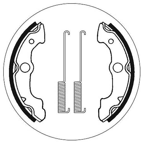 SBS BRAKE SHOES WITH SPRINGS HONDA 5192085100