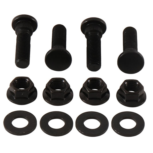ALL BALLS WHEEL STUD/NUT KIT FT/RR POL 85-1016