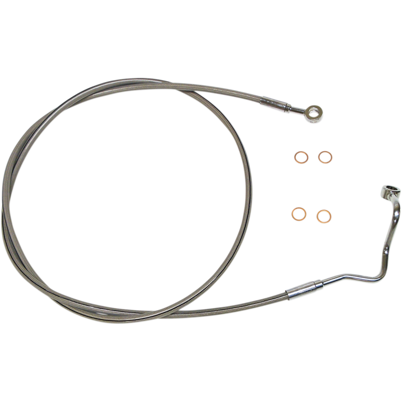MAGNUM BRAKE LINE - UPPER - ABS - STAINLESS STEEL SSC1415-69