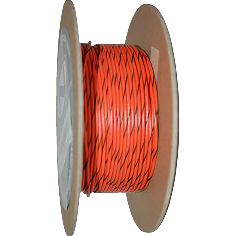 NAMZ WIRE 18G 100' ORG/BLK NWR-30-100