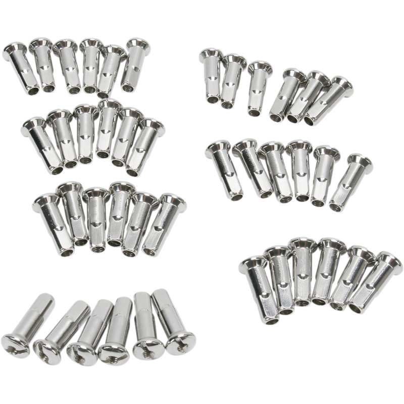 DRAG SPECIALTIES STANDARD S/STEEL SPOKE NIPPLES (40) DS-380113