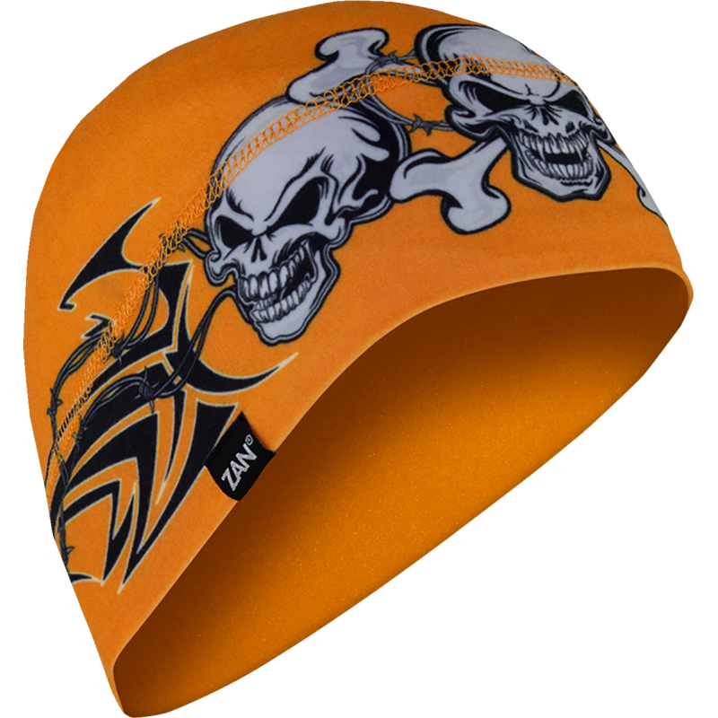ZAN HEADGEAR BEANIE SPFLX ORG TRBL SKL WHLL669