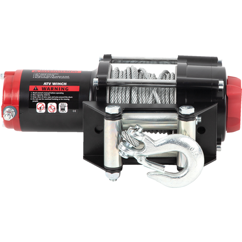 ERICKSON ERICKSON 2500 LB DC WINCH  3/16" X 50' STEEL ROPE 06422