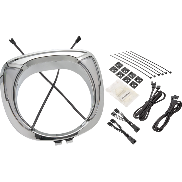 CIRO LLC HEADLIGHT BEZEL  - FANG FOR INDIAN CHIEFTAIN - CHR 46205