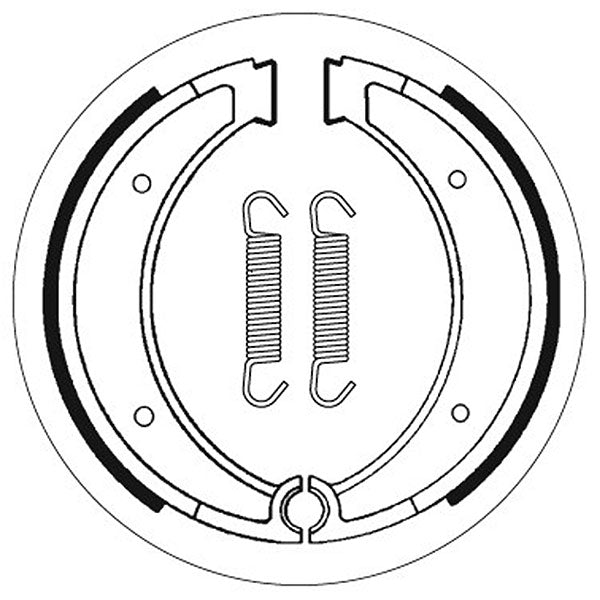 SBS BRAKE SHOES WITH SPRINGS HUSQVARNA 5192116100