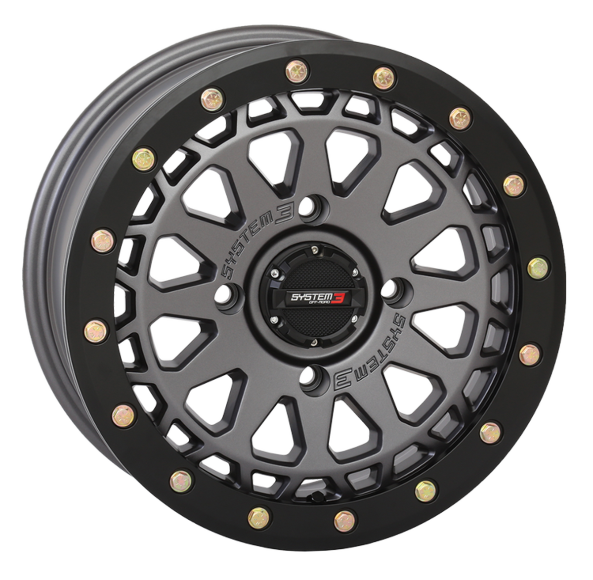 SYSTEM 3 15X7 4/137 4+3 (+10MM) SB6 GUN METAL GRE 15S3-6636
