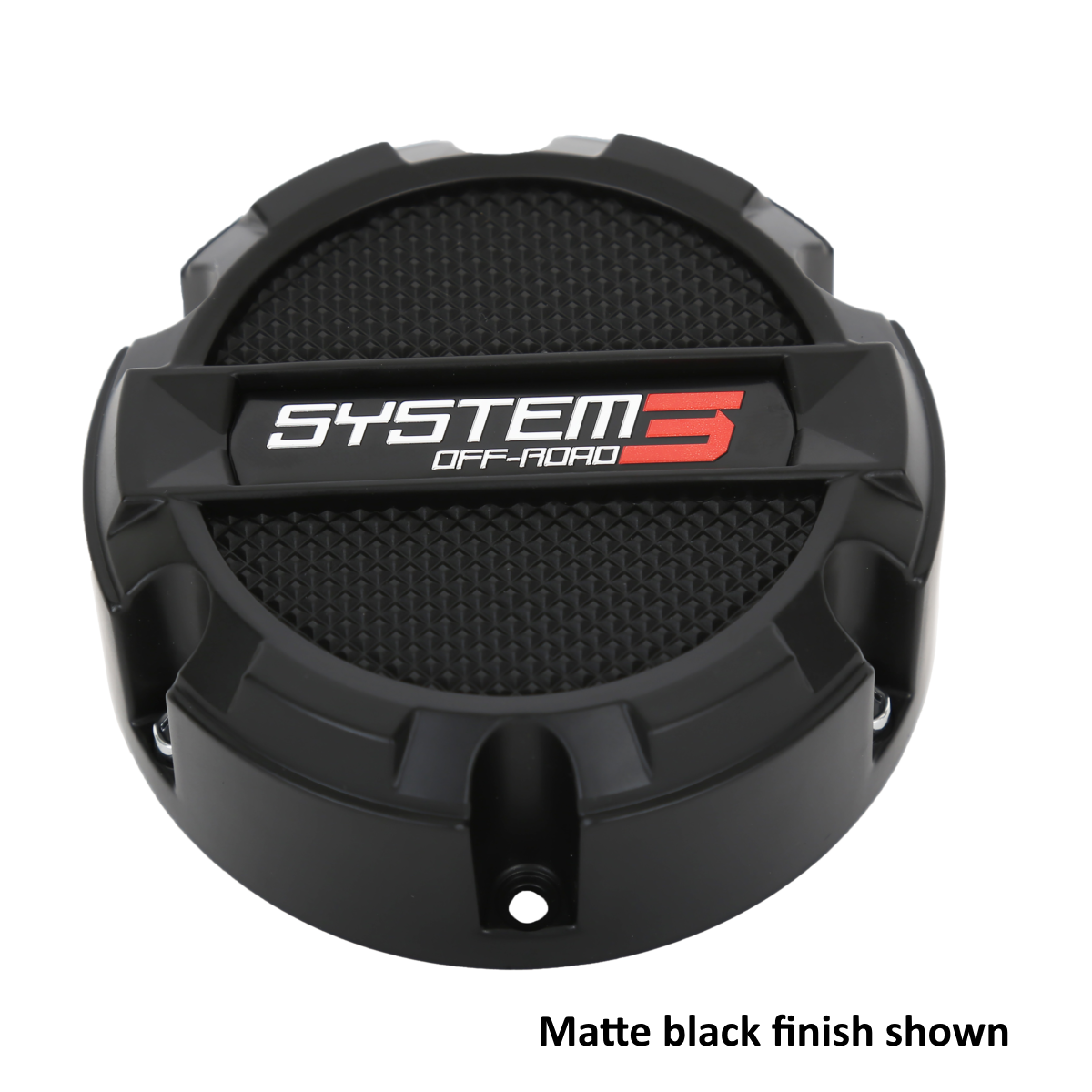 SYSTEM 3 ST3 & SB3 CAP 4/110 MATTE BLACK CAPS3-110