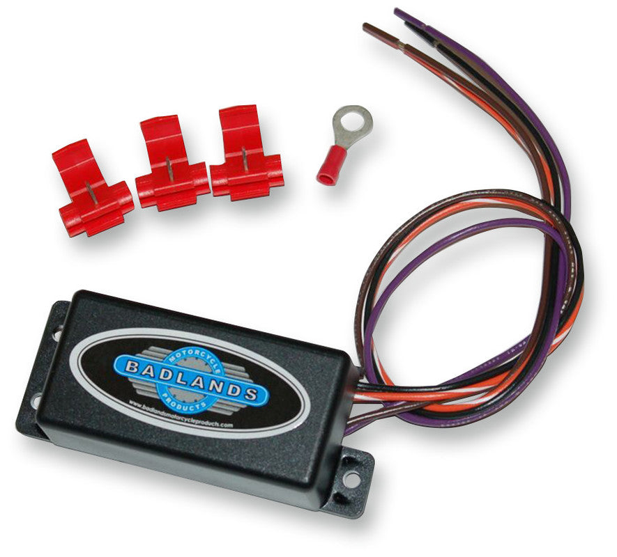BADLANDS 91-13 TURN SIGNAL MODULE WORKS W/ALARMS LE-03