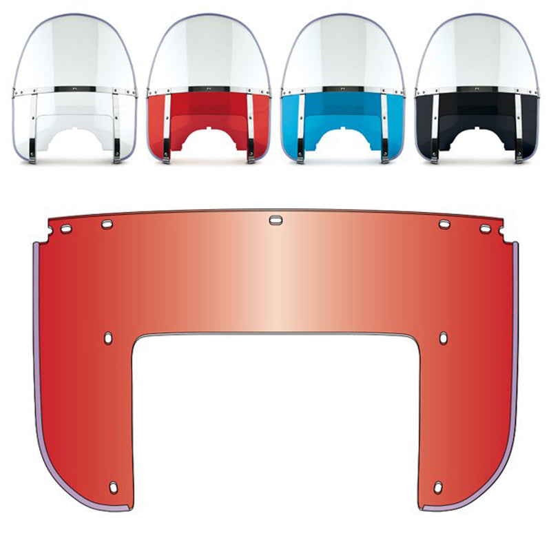 NATIONAL CYCLE BEADEDBOTTOMHD 7-BOLT PATTERN RED 22005