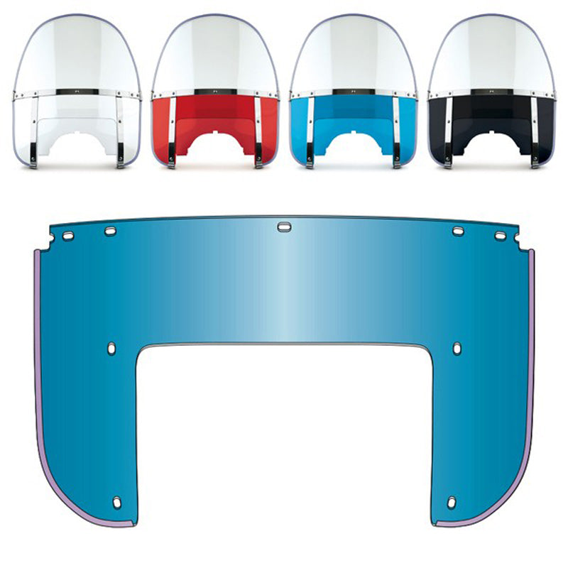 NATIONAL CYCLE BEADEDBOTTOMHD 7-BOLT PATTERN BLUE 22006