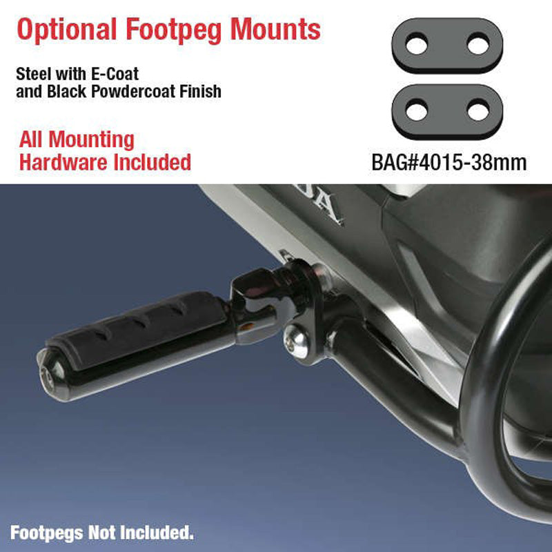 NATIONAL CYCLE GL1800 FOOTPEG MOUNT38MMBLACK BAG_4015-38MM