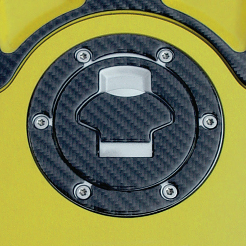 NATIONAL CYCLE CARBON FIBER FUEL CAP TRIM WITH BOLT PATTERN Z8890
