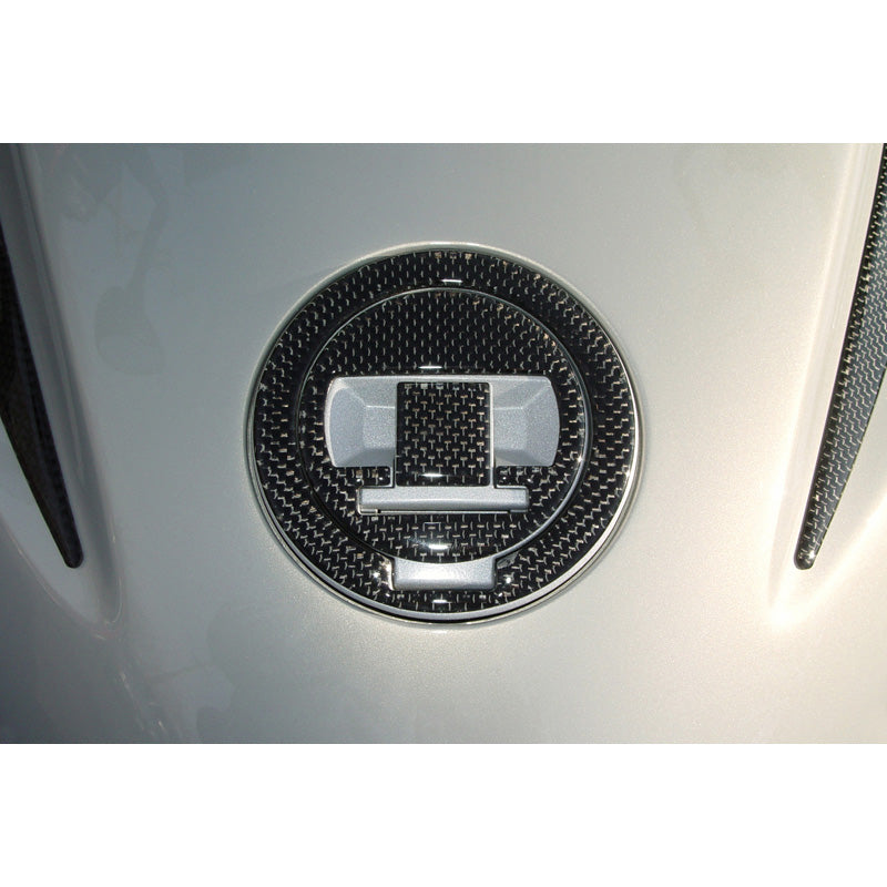 NATIONAL CYCLE CARBON FIBER FUEL CAP TRIM WITHOUT BOLT PATTERN Z8891