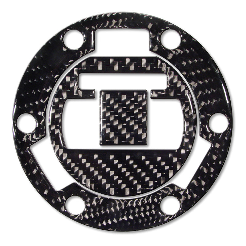 NATIONAL CYCLE CARBON FIBER FUEL CAP TRIM WITH BOLT PATTERN Z8892
