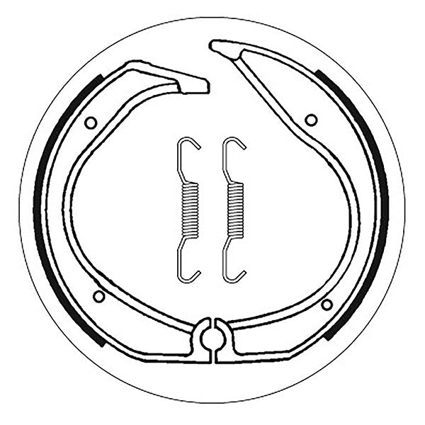 SBS BRAKE SHOES WITH SPRINGS BMW 5192140100