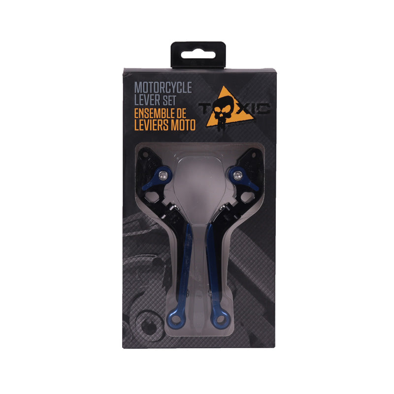 TOXIC ENS. ADJUSTABLE/FOLDING LEVERS BLUE(PR) 2160413