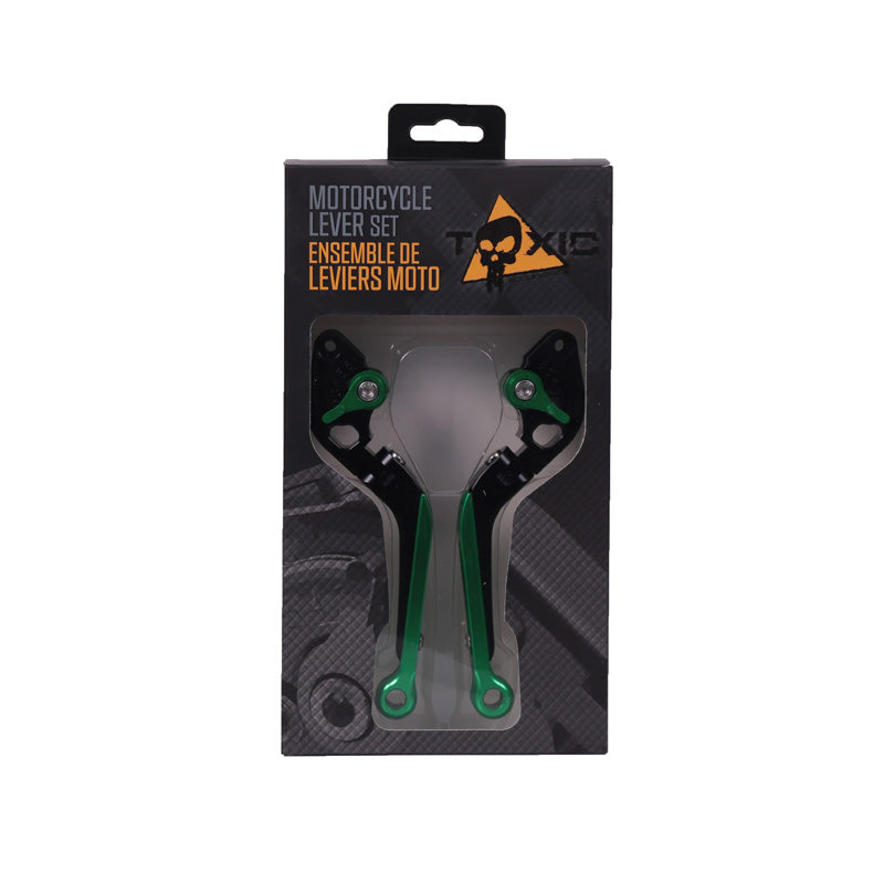 TOXIC ENS. ADJUSTABLE/FOLDING LEVERS GREEN(PR) 2160414
