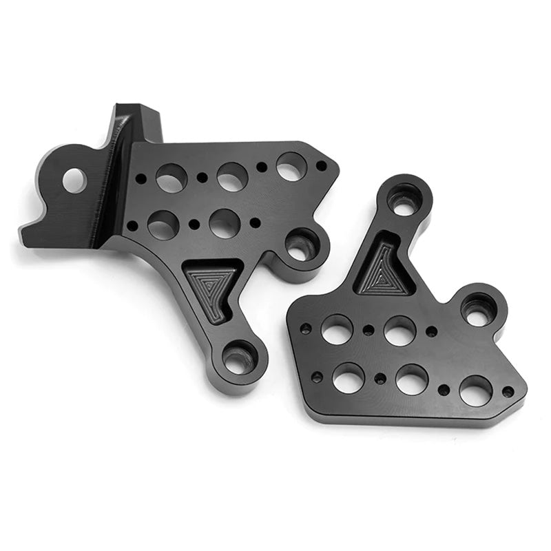 TOXIC FRONT FOOTPEG BRACKETS SUR-RON LBX BLACK 2166041