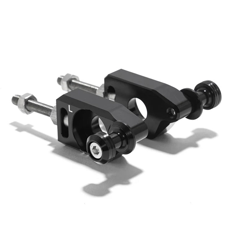TOXIC CHAIN ADJUSTER AXLE BLOCK W SPOOL SUR-RON LBX BLA 2166431