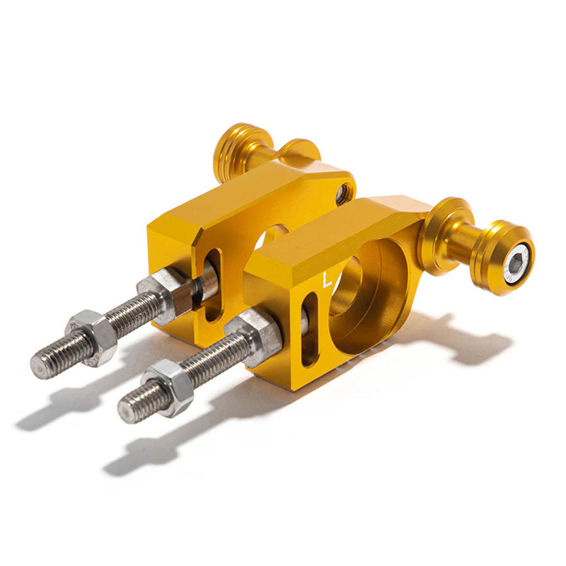 TOXIC CHAIN ADJUSTER AXLE BLOCK W SPOOL SUR-RON LBX GOL 2166437