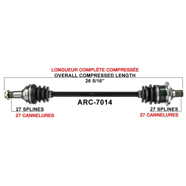 TRAKMOTIVE AXLE COMPL A/C TRAKMOTIVE ARC-7014