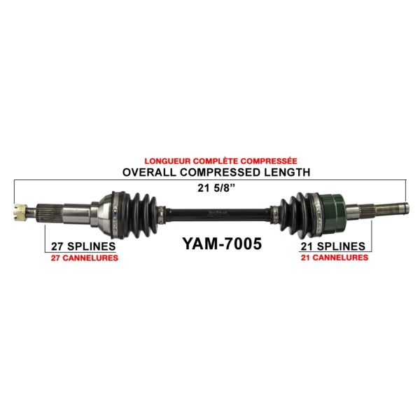 TRAKMOTIVE AXLE COMPL YAM TRAKMOTIVE YAM-7005