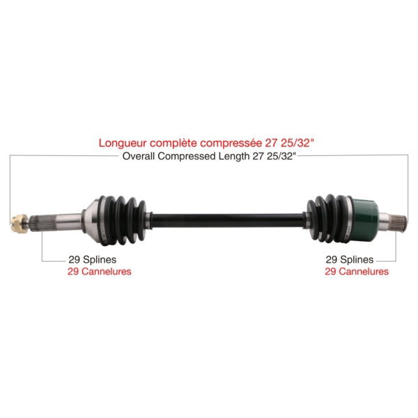 TRAKMOTIVE AXLE COMPL KAWA TRAKMOTIVE KAW-7014