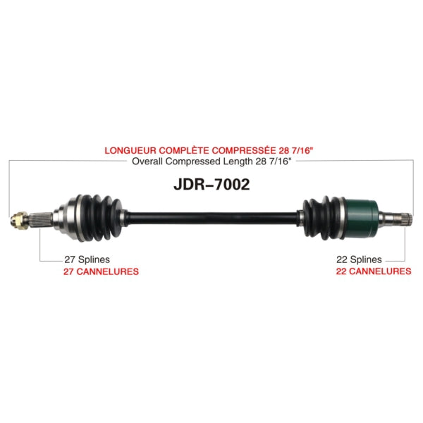 TRAKMOTIVE AXLE COMPL JDEERE TRAKMOTIVE JDR-7002