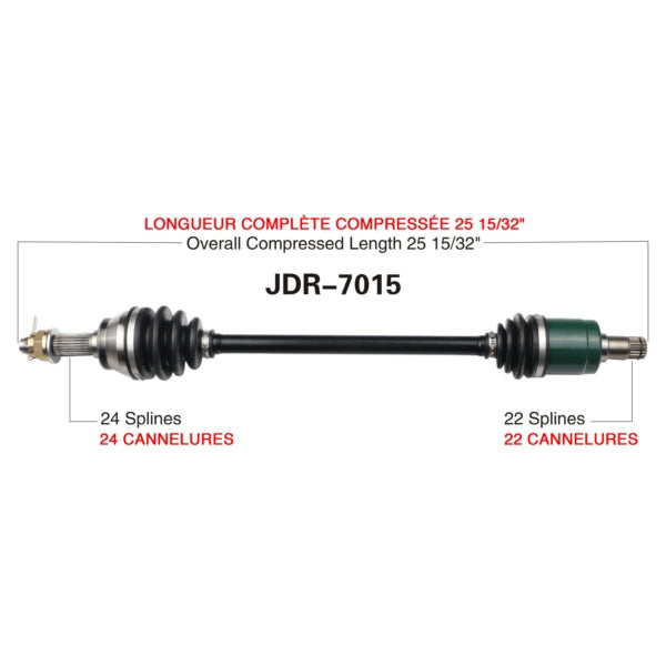 TRAKMOTIVE AXLE COMPL JDEERE TRAKMOTIVE JDR-7015