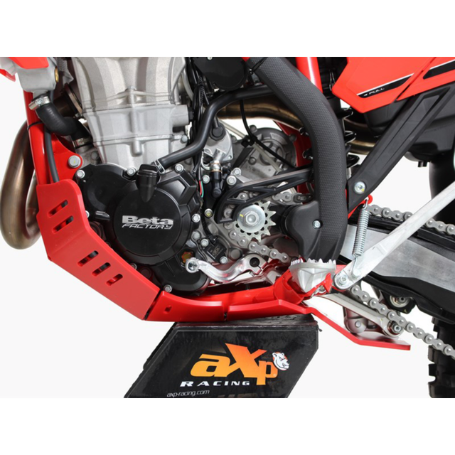 AXP RACING XTR SKIDPLATE 8MM BETA 350-390-450-480-500RR RED AX1684