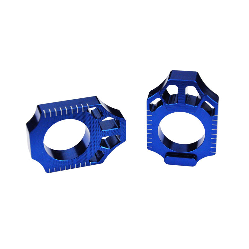 SCAR AXLE BLOCKS (YAMAHA) BLUE AB102