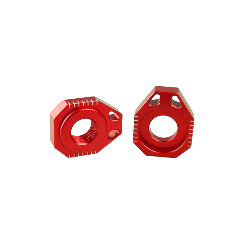 SCAR AXLE BLOCKS (GASGAS/HUSQ/KTM) RED AB502RD