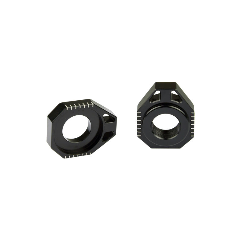 SCAR AXLE BLOCKS (GASGAS/HUSQ/KTM) BLACK AB504BK