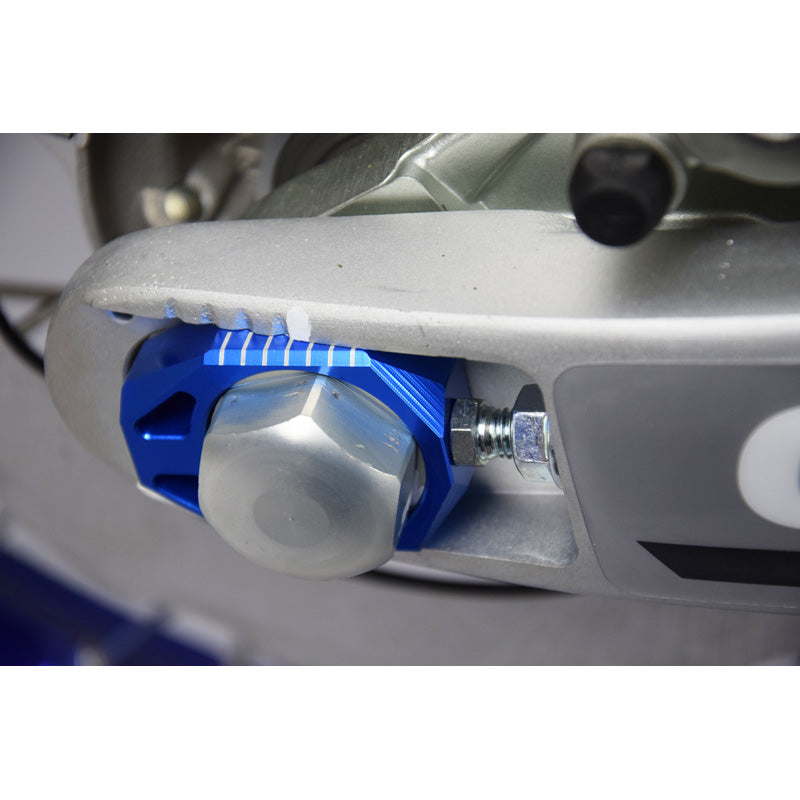 SCAR AXLE BLOCKS (SHERCO) BLUE AB601